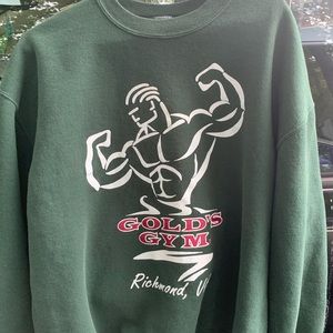 vintage golds gym crewneck